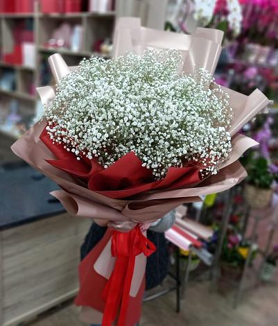 Букет цветов из: Гипсофила в Тюкалинске
