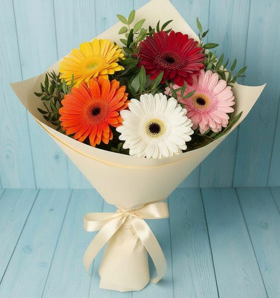 Букет цветов из: Герберы в Тюкалинске
