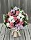 Букет цветов из: Альстромерии, Гвоздики, Розы и Хризантемы в Тюкалинске