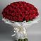 Букет 101 Красная роза Блэк Мэджик в Тюкалинске