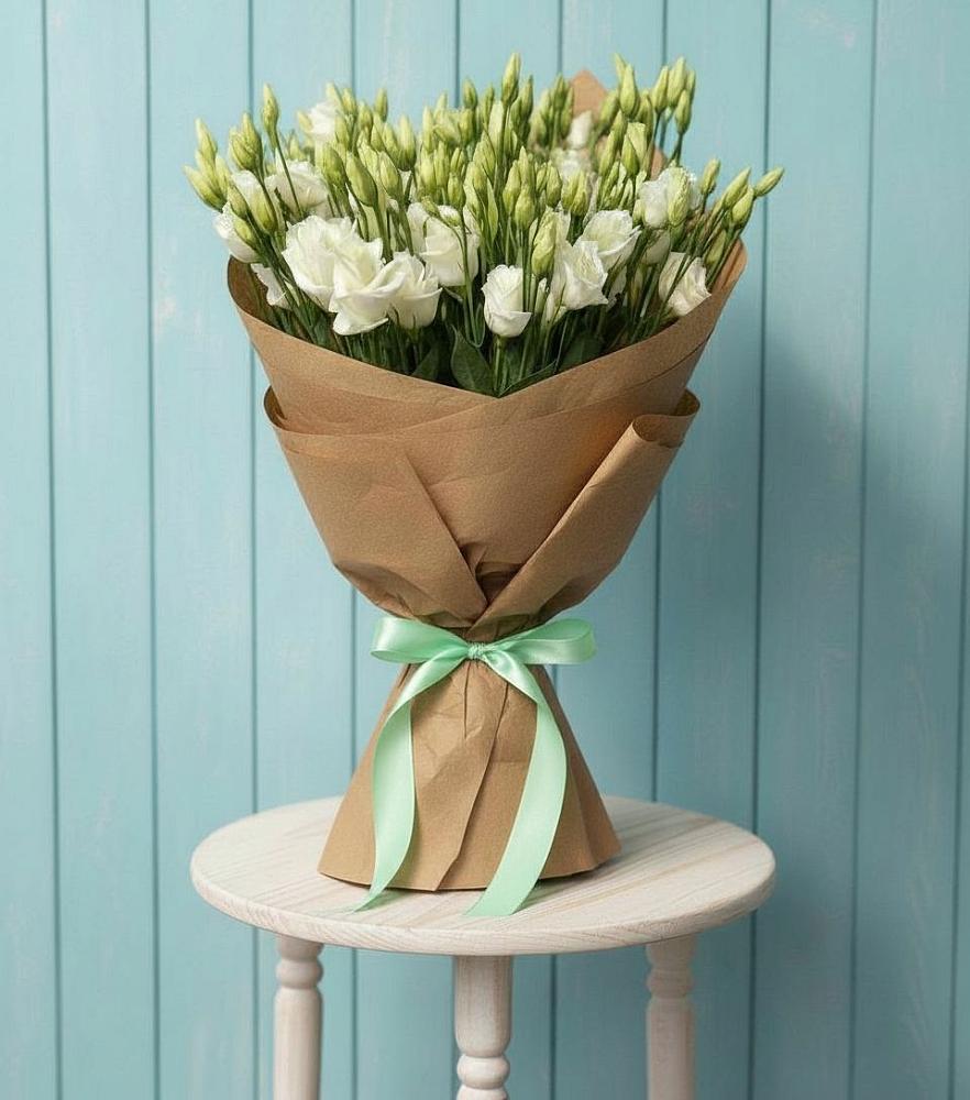 Букет цветов из: Лизиантусы в Тюкалинске