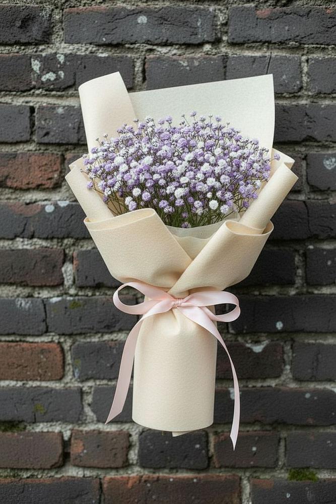 Букет цветов из: Гипсофила в Тюкалинске