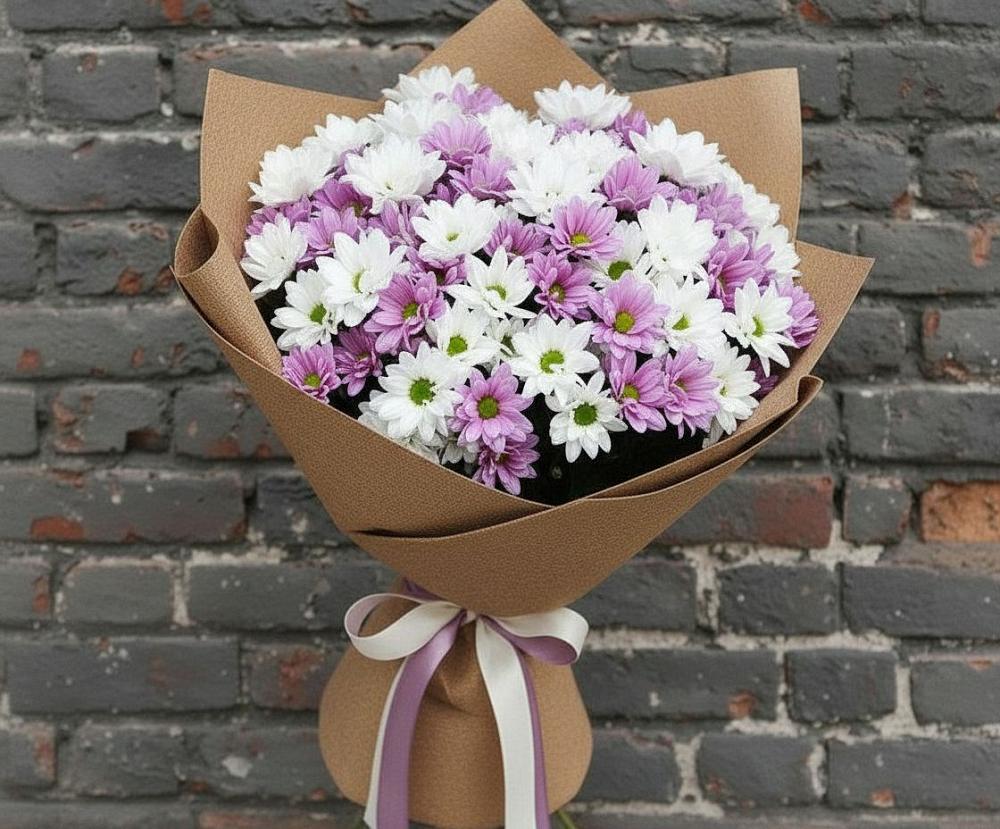 Букет цветов из: Хризантемы в Тюкалинске