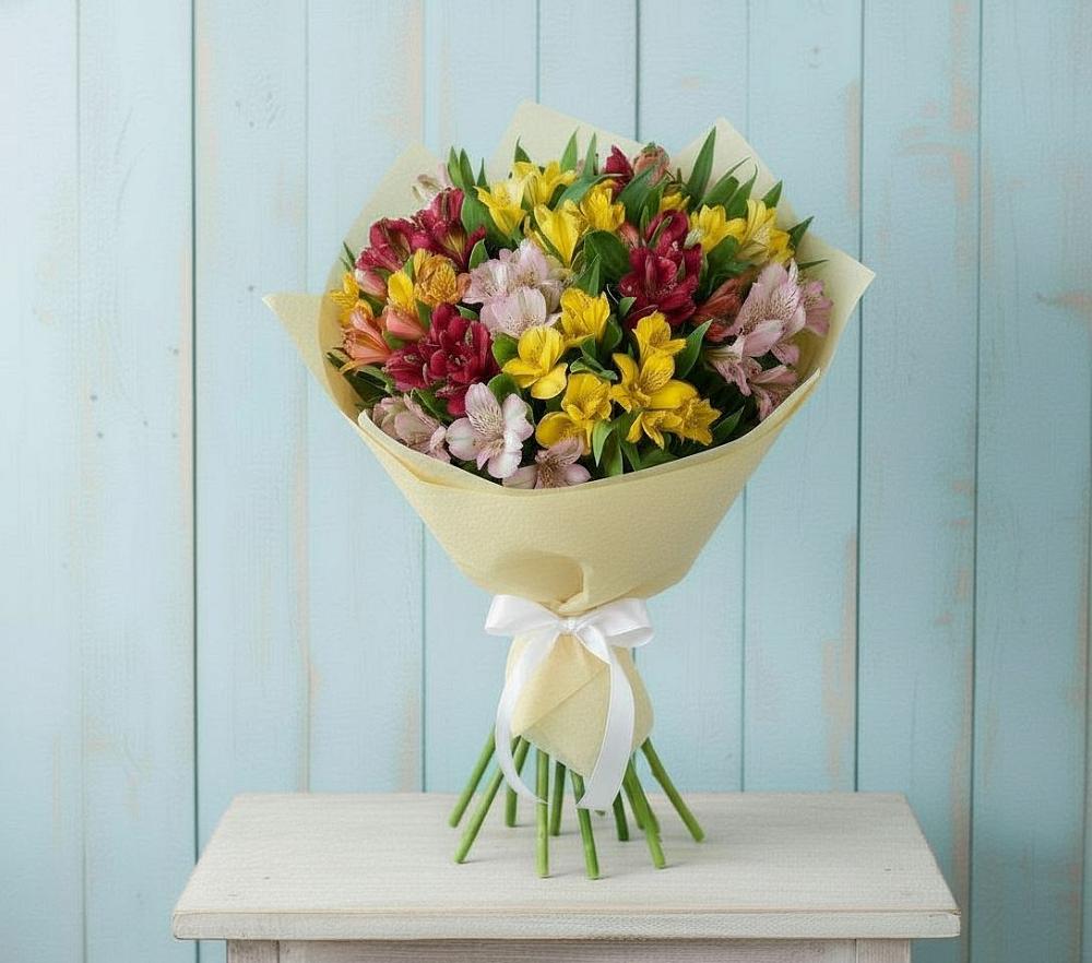 Букет цветов из: Альстромерии в Тюкалинске