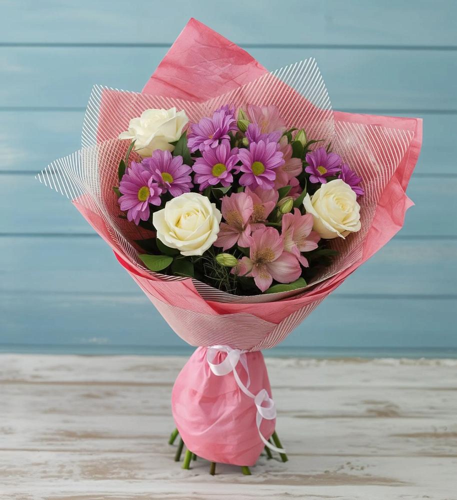 Букет цветов из: Герберы в Тюкалинске