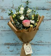 Букет цветов из:  Розы и Лизиантусы #REPLACE_PRED# Тюкалинске